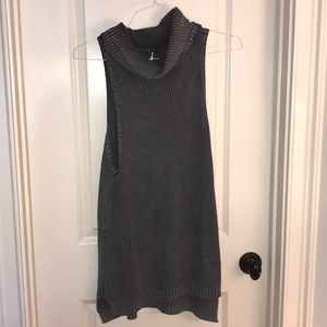 Sleeveless Free People Turtle Neck Tank Sweater